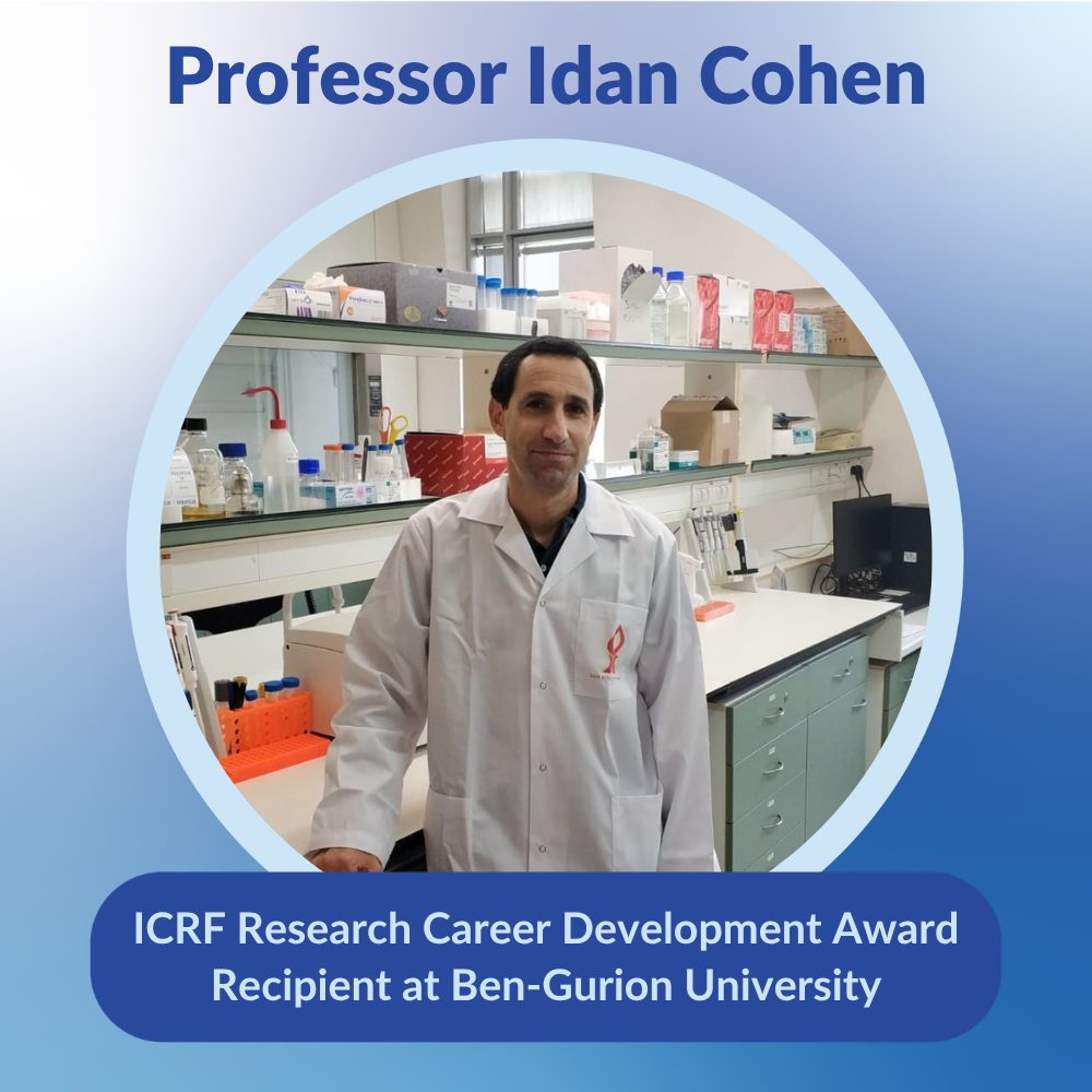 Idan Cohen Nature Publication Ben Gurion University - Israel Cancer Research Fund Idan Cohen of Ben Gurion University Publishes in Nature